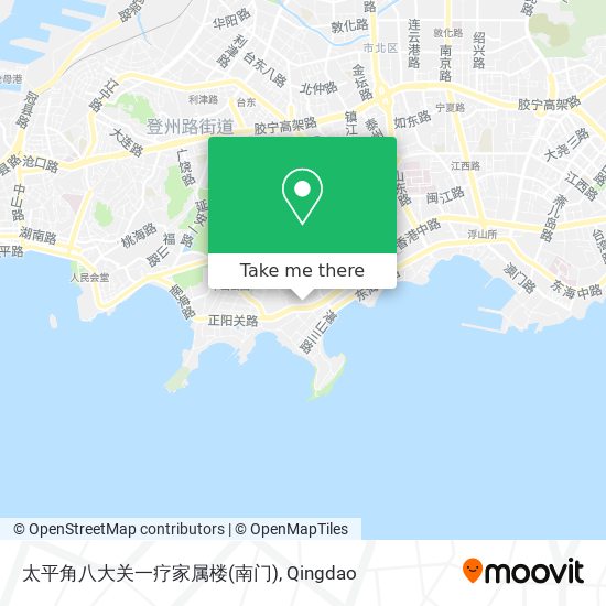 太平角八大关一疗家属楼(南门) map