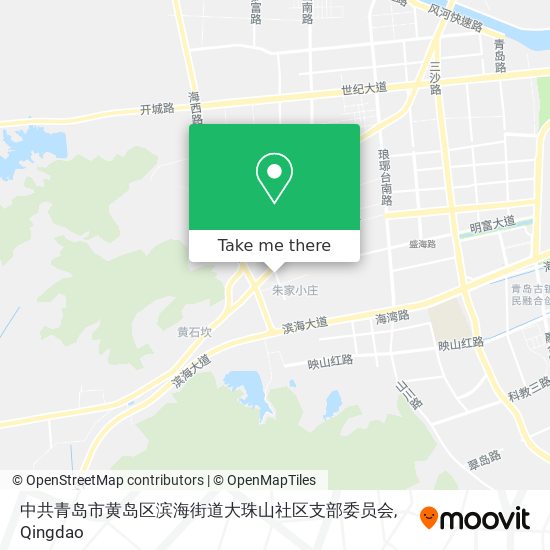 中共青岛市黄岛区滨海街道大珠山社区支部委员会 map