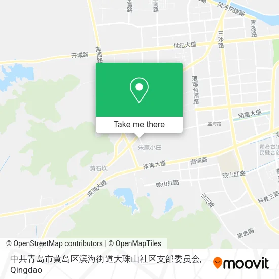 中共青岛市黄岛区滨海街道大珠山社区支部委员会 map