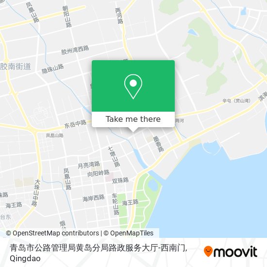 青岛市公路管理局黄岛分局路政服务大厅-西南门 map