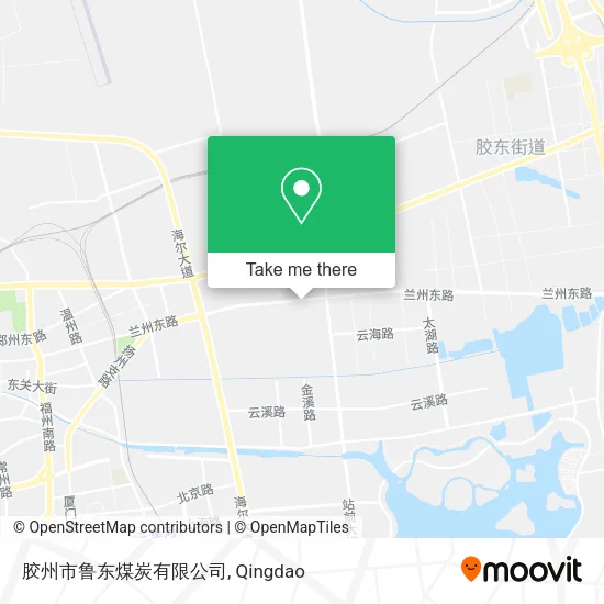 胶州市鲁东煤炭有限公司 map