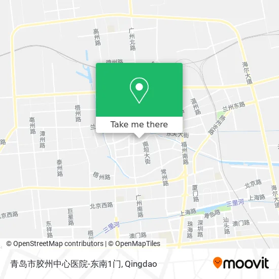 青岛市胶州中心医院-东南1门 map