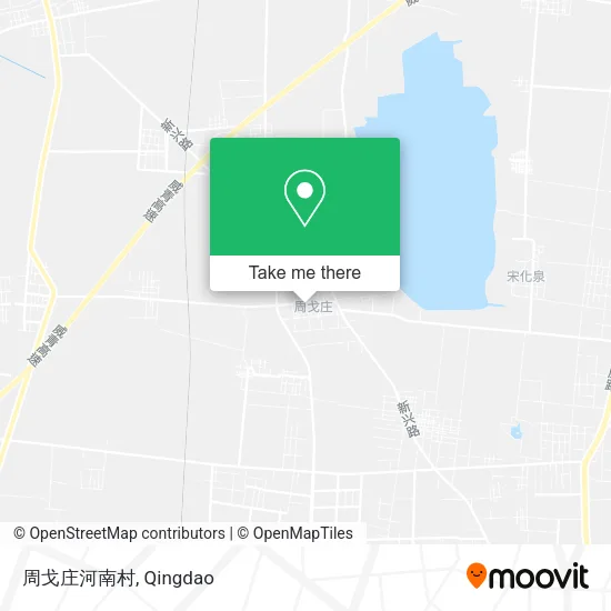 周戈庄河南村 map