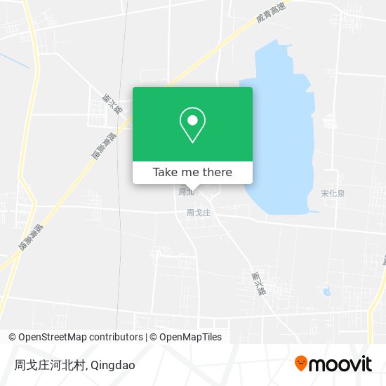 周戈庄河北村 map