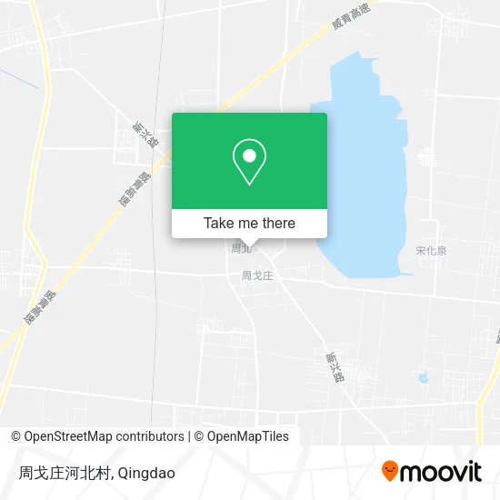 周戈庄河北村 map