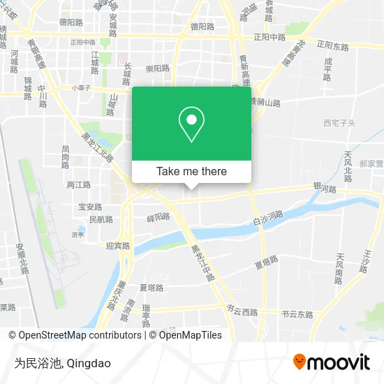 为民浴池 map