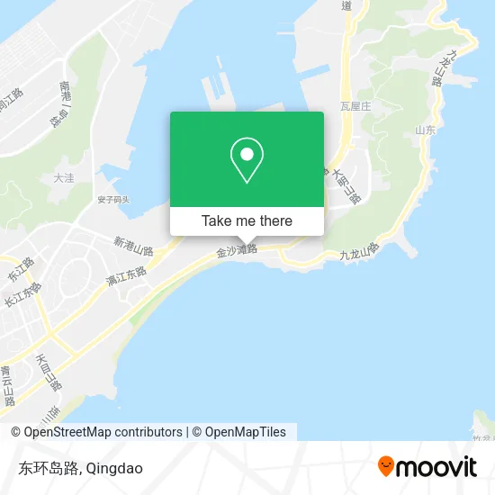 东环岛路 map