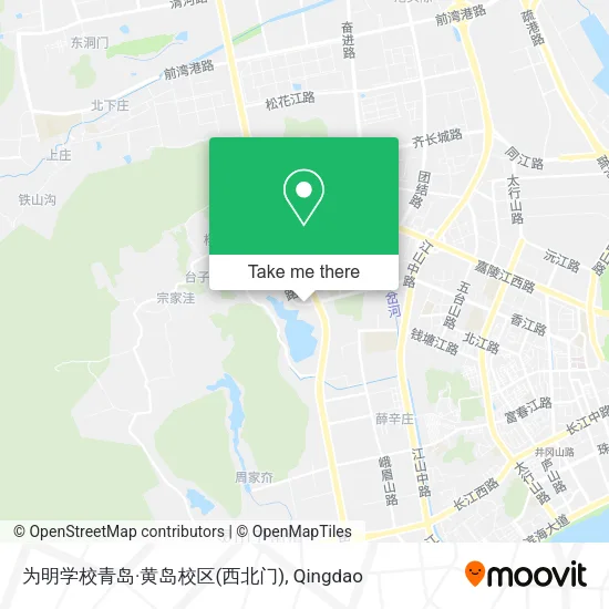 为明学校青岛·黄岛校区(西北门) map