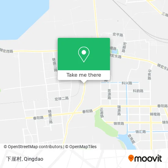 下崖村 map