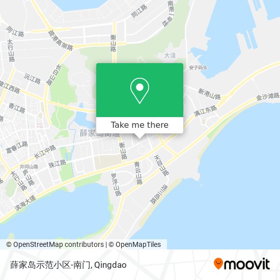 薛家岛示范小区-南门 map