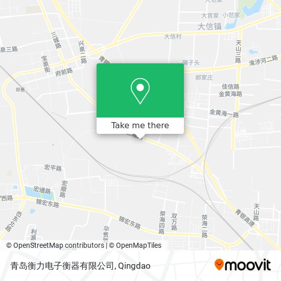 青岛衡力电子衡器有限公司 map