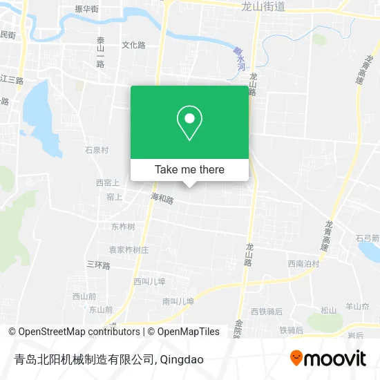 青岛北阳机械制造有限公司 map