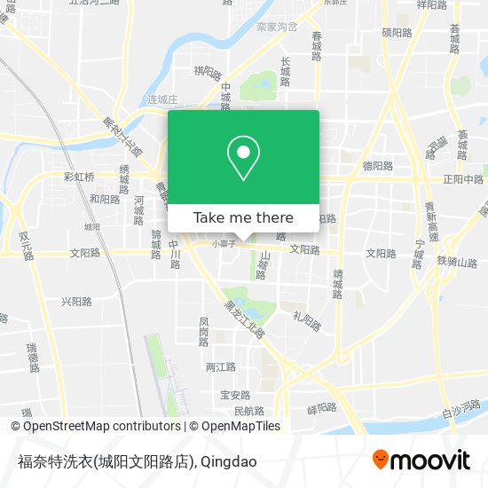 福奈特洗衣(城阳文阳路店) map