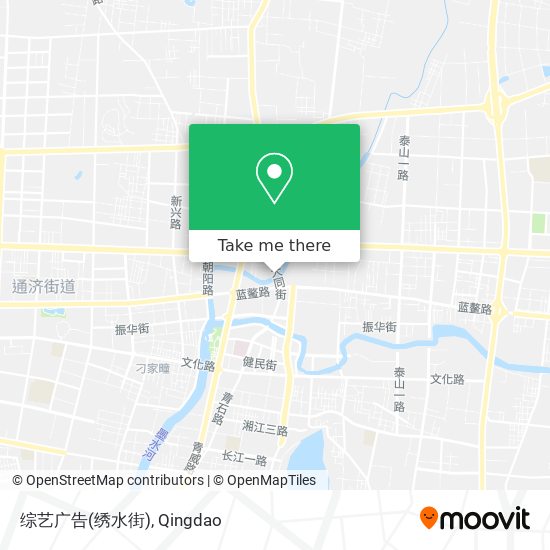 综艺广告(绣水街) map