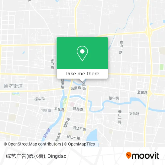 综艺广告(绣水街) map