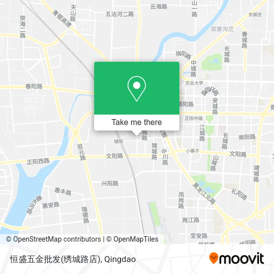 恒盛五金批发(绣城路店) map