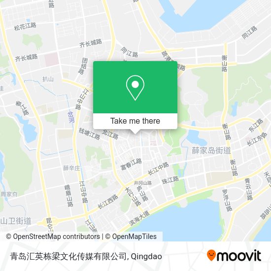 青岛汇英栋梁文化传媒有限公司 map