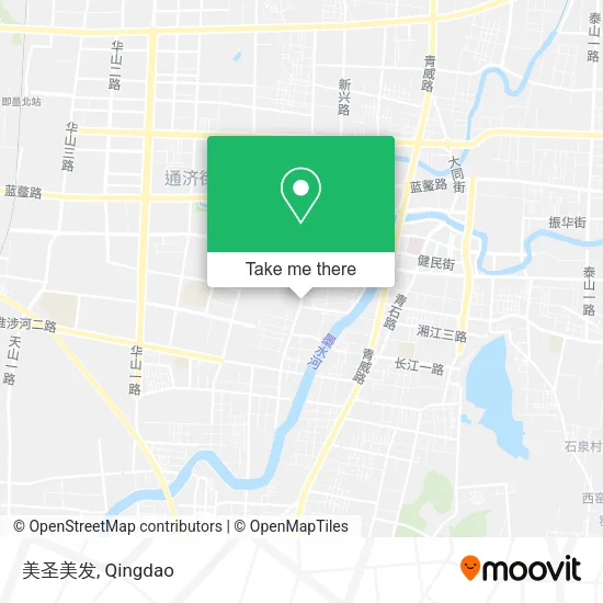 美圣美发 map