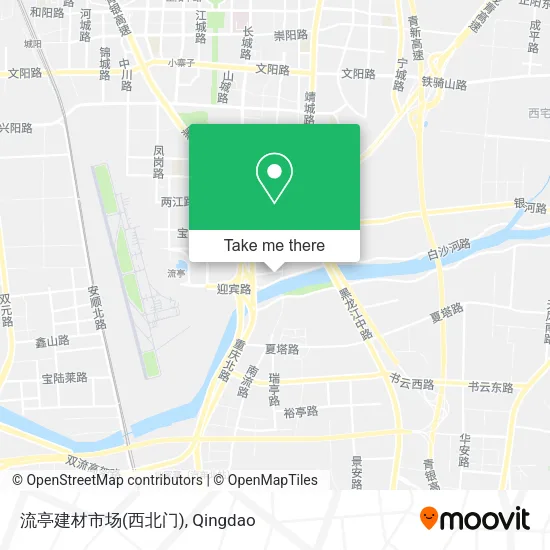 流亭建材市场(西北门) map