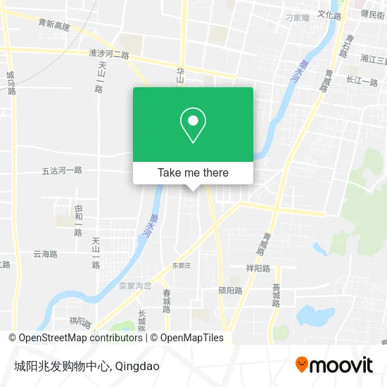 城阳兆发购物中心 map