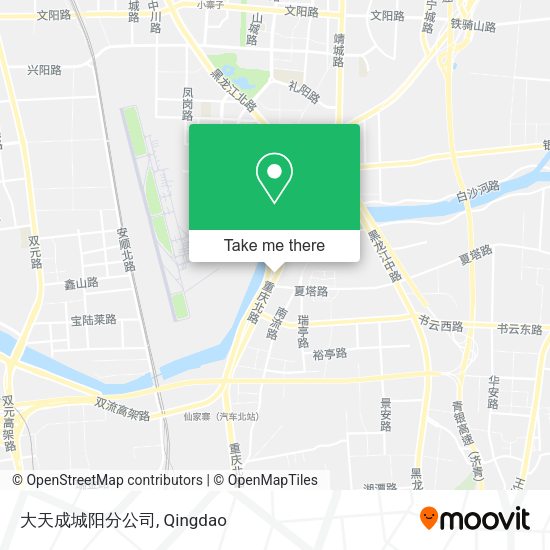 大天成城阳分公司 map