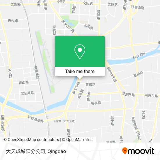 大天成城阳分公司 map