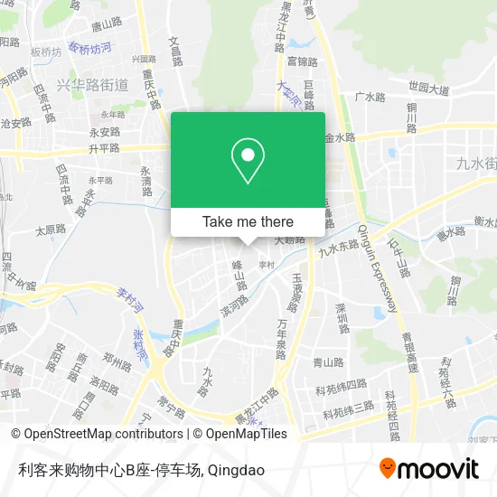 利客来购物中心B座-停车场 map