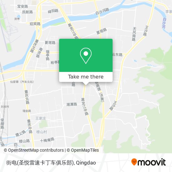 街电(圣悦雷速卡丁车俱乐部) map