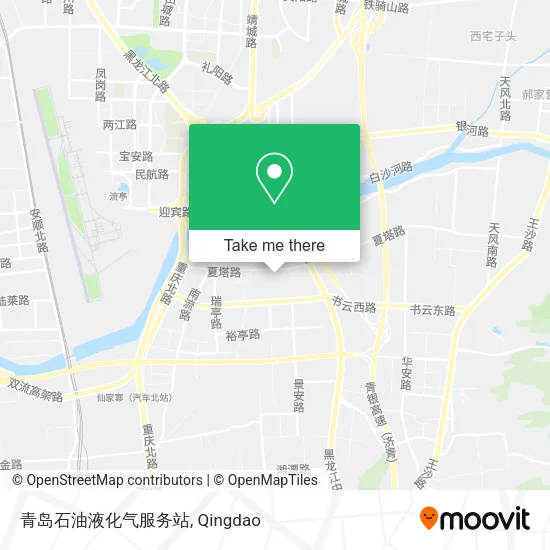 青岛石油液化气服务站 map