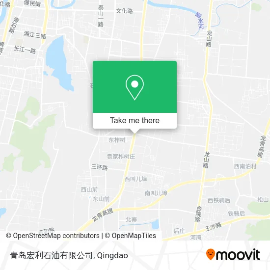 青岛宏利石油有限公司 map