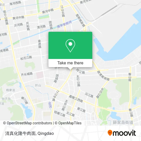 清真化隆牛肉面 map