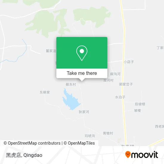 黑虎店 map