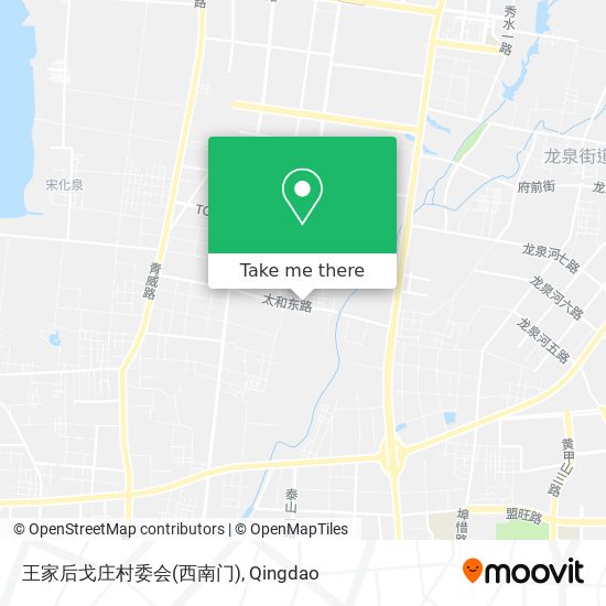 王家后戈庄村委会(西南门) map