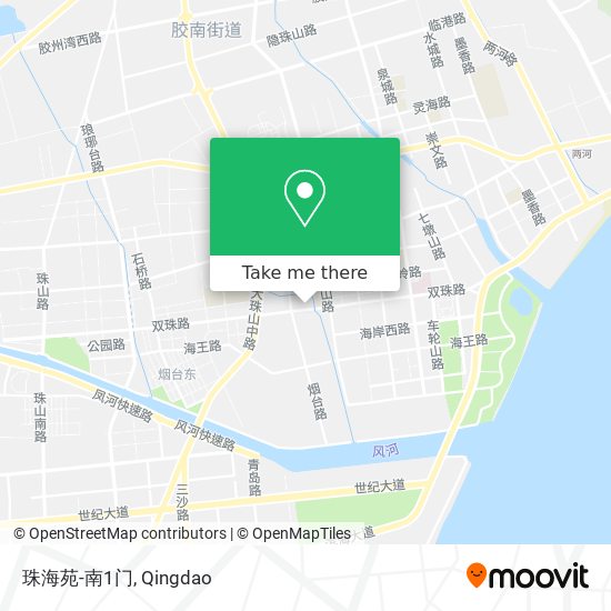珠海苑-南1门 map