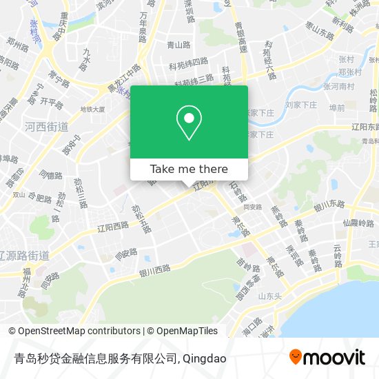 青岛秒贷金融信息服务有限公司 map