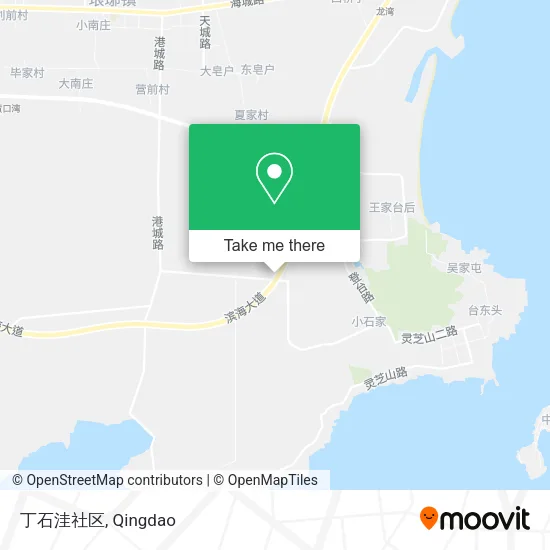 丁石洼社区 map