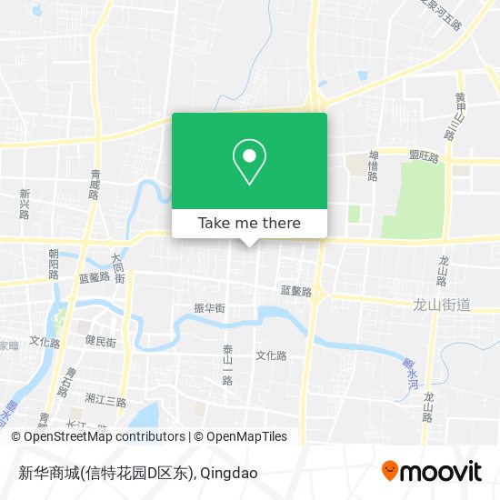 新华商城(信特花园D区东) map