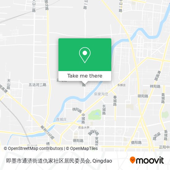 即墨市通济街道仇家社区居民委员会 map
