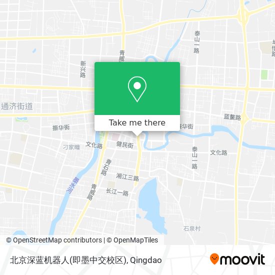 北京深蓝机器人(即墨中交校区) map