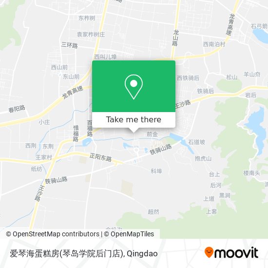 爱琴海蛋糕房(琴岛学院后门店) map