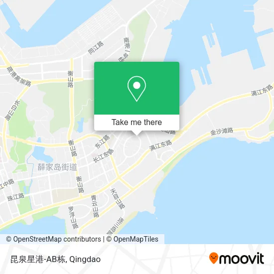 昆泉星港-AB栋 map