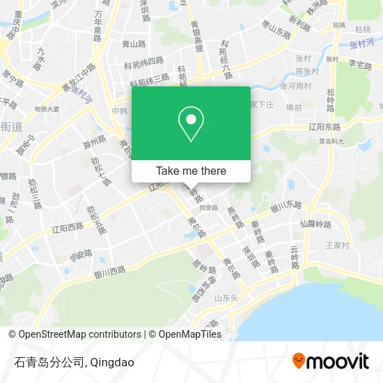 石青岛分公司 map