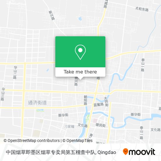 中国烟草即墨区烟草专卖局第五稽查中队 map