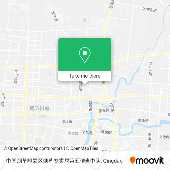 中国烟草即墨区烟草专卖局第五稽查中队 map