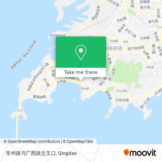 常州路与广西路交叉口 map