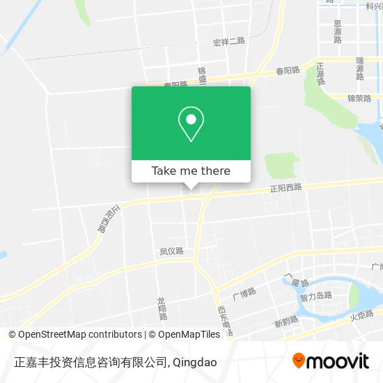 正嘉丰投资信息咨询有限公司 map