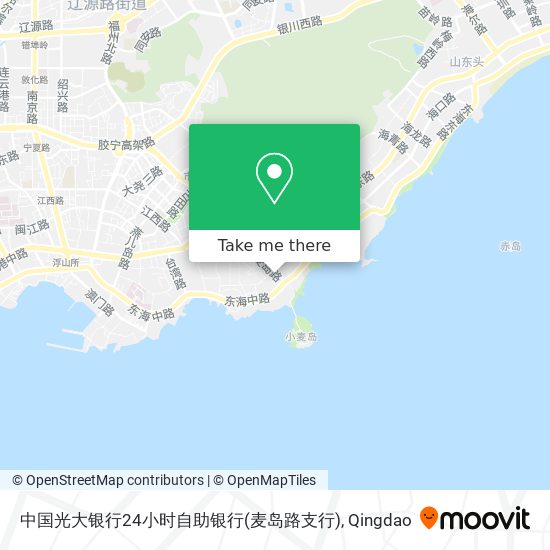 中国光大银行24小时自助银行(麦岛路支行) map