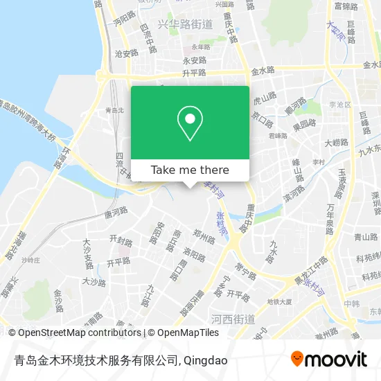 青岛金木环境技术服务有限公司 map