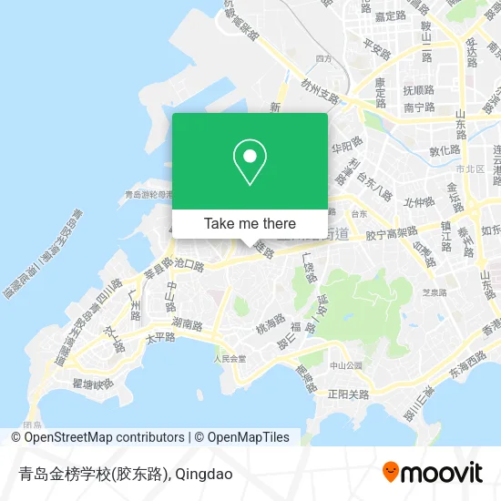 青岛金榜学校(胶东路) map