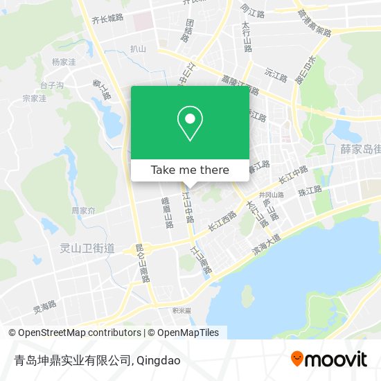 青岛坤鼎实业有限公司 map